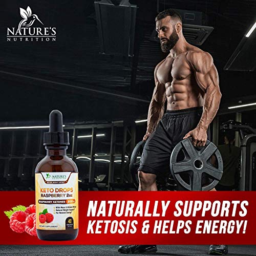 Keto Ketone Drops Extra Strength Raspberry Ketones Thermogenic Weight
