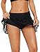 ACKKIA Women's Lace Crochet Skirted Bikini Bottom Swimsuit Short Skort Swimdress