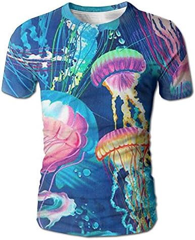 Scorpio Jellyfish Medusa Tanks Short Sleeve T-Shirt Novelty Plus Size For Adult Sleep