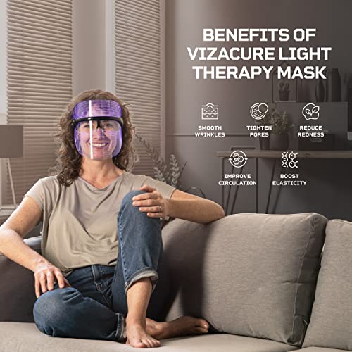 Lifepro LED Face Mask Skin Care Led Light Therapy Mask, Face Light