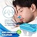 Joruby Anti - Snoring Nose Vents Plugs Air Purifier Filter Snore Stopper Device - Nasal Vent Mute Nasal Dilators Sleep Aid Clip Device Snore Stopper to Ease Breathing (Blue)