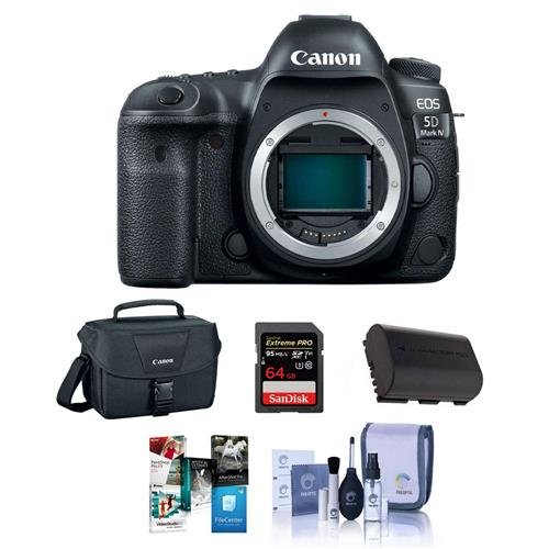 Canon-EOS-5D-Mark-IV-Digital-SLR-Camera-Body-USA-Warranty-Bundle-with-64GB-U3-SDXC-Card-Camera-Bag-Spare-Battery-Cleaning-Kit-Software-Package