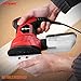 Hi-Spec 2A 240W Random Orbital Disc Palm Sander & 10pc Sanding Papers for Removing Paint, Varnish, Stains, Preparing Furniture, Sanding Down & Finishing Wood