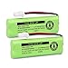 QTKJ BT183482 BT283482 2.4V Battery for Cordless Phones Vtech DS6401 DS6421 DS6422 DS6472 LS6405 LS6425 LS6425-3 LS6426 LS6475 LS6475-3 LS6476 89-1348-01 Handsets (2-Pack) primary