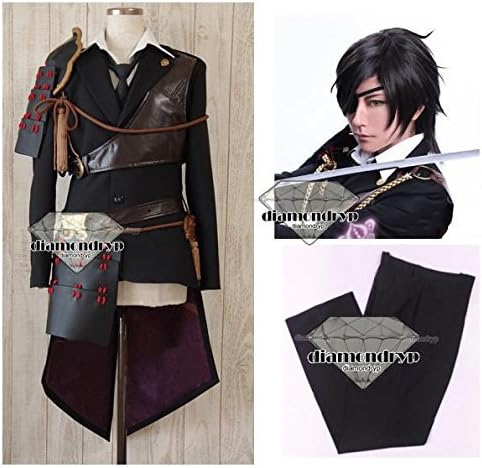 Amazon コスプレ衣装 手袋 眼帯 ウィッグ 鎧 刀剣乱舞 燭台切光忠 コスチューム ハロウィーン仮装 ディズニー オーダー可能 コスプレ 仮装 通販