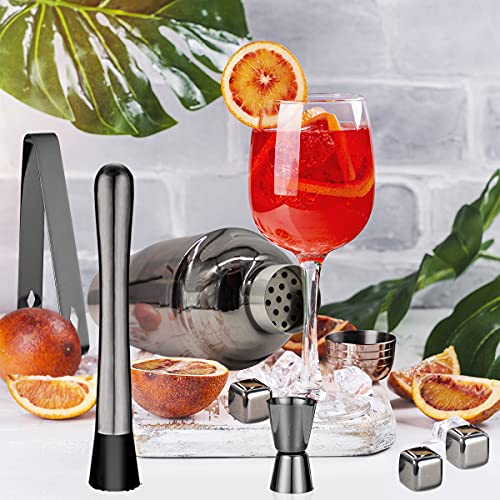 26Piece Bartender Kit Cocktail Shaker Set Stainless Steel Bar Set
