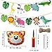Supla VBS Safari Jungle Animals Hanging Decorations Green Safari Party Forest Animal Theme Supplies for Baby Shower Kids 1st Birthday Nursery School Classroom Bedroom Bathroom Table Ceiling Decor