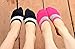Women's Non Slip Low Cut No Show Socks Boat Colorful Cotton Shoe Liner 6 Pack