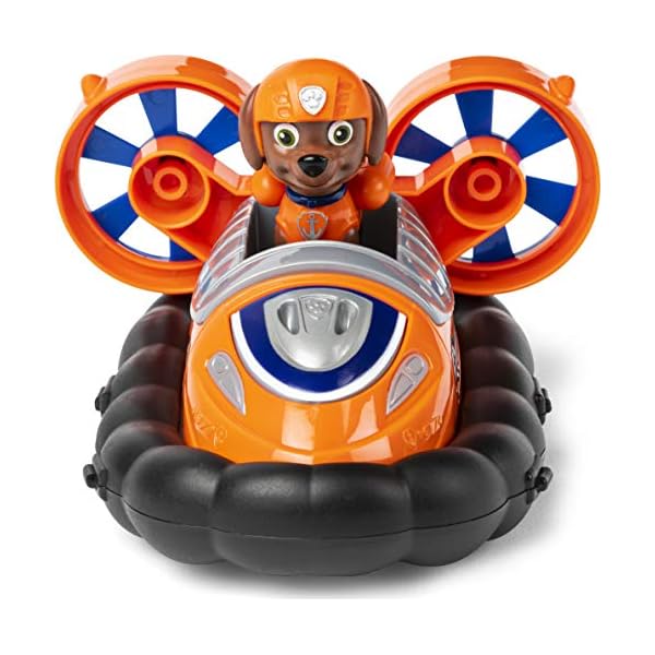 PAW Patrol Zuma’s Hovercraft Vehicle with Collectible Figure, for Kids Aged 3 and Up