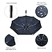 G4Free 48 Inch Folding Travel Umbrella 9 Ribs Double Canopy Auto Open Close
