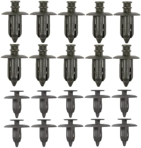 WLW ACD3332 Fairing Clips Rivets 20 Pieces 6mm 8mm