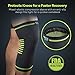 Upgraded Knee Brace 2 Pack Compression Sleeves Support for Women & Men, FDA Registered Wraps Pads for Running, Pain Relief, Injury Recovery, Basketball and More Sports