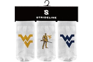 Strideline NCAA Infant Baby Socks-3 Pack-White
