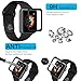 Apple Watch Screen Protector 42mm, [2 - Pack] Tempered Glass Full Coverage Scratch Resistant Waterproof Tempered Glass Film for Apple iWatch 42mm Series 1/2/3