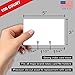 3x5 Rotary File Refill Cards 100 Fits All Major Brand Holders (White)