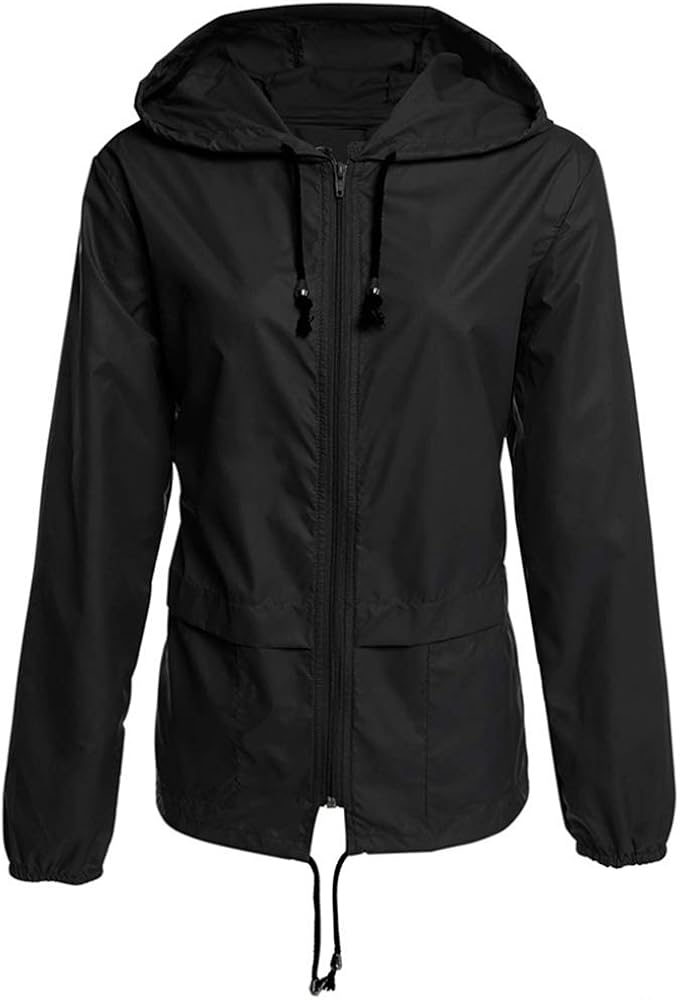 SFYZY Womens Lightweight Jacket Waterproof Raincoat Outdoor Hiking