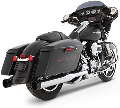 Rinehart Racing 2009-2016 Xtreme True Duals Chrome with Black End Caps (4" Mufflers)
