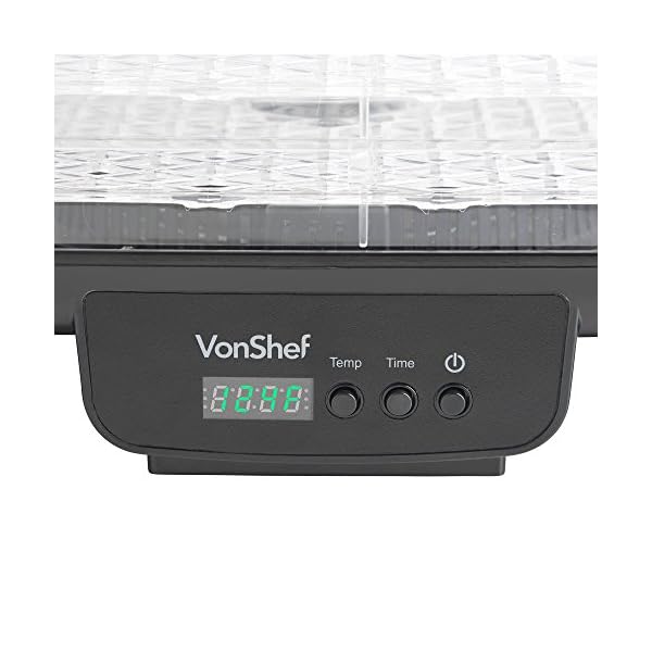 VonShef-6-Tier-Electric-Digital-Food-Dehydrator-with-Adjustable-Temperature-Control-and-Timer