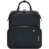 PacSafe Women's Citysafe CX 17L Anti Theft Backpack-Fits 16 inch Laptop, Black, One Size