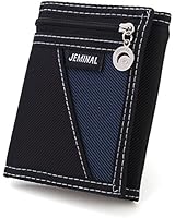OURBAG Men Wallets Casual Canvas Wallet Vertical Male Purse Wallets Black Medium