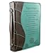 Turquoise «Esperanza» Bible / Book Cover - Lamentations 3:21-24 (Large) (Spanish Edition)