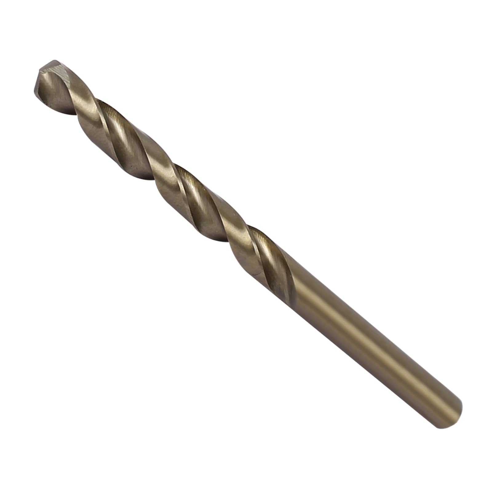 CoCud High Speed Steel Cobalt Twist Drill Bits, 6.1mm Diameter 90mm Length, Straight Twist Jobber Drill Bit - (Applications: for Metal Woodwork Plastic Aluminum)