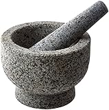 Jamie Oliver Mortar and Pestle, Unpolished Granite, 6 Inch