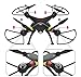 Cheerwing Syma X8W FPV Real-time 2.4Ghz 4ch 6 Axis Gyro Headless RC Quadcopter Drone with HD Camera RTF (Black)