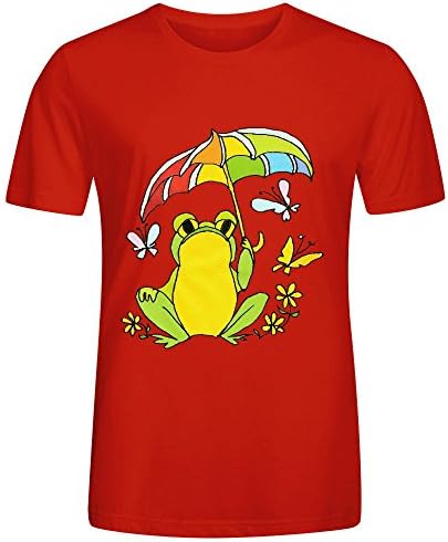 Just Here Man's Tees Red