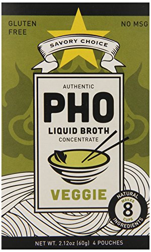 Savory choice pho liquid broth concentrate, vegetable, …