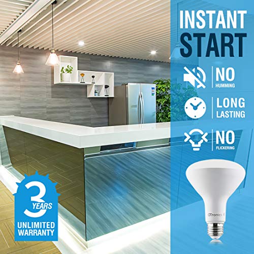 8 Pack BR30 LED Light Bulbs 9W Replacement 60W, 5000K Daylight, 650 LM, E26 Base, Dimmable, Indoor Flood Light for Cans - UL & Energy Star