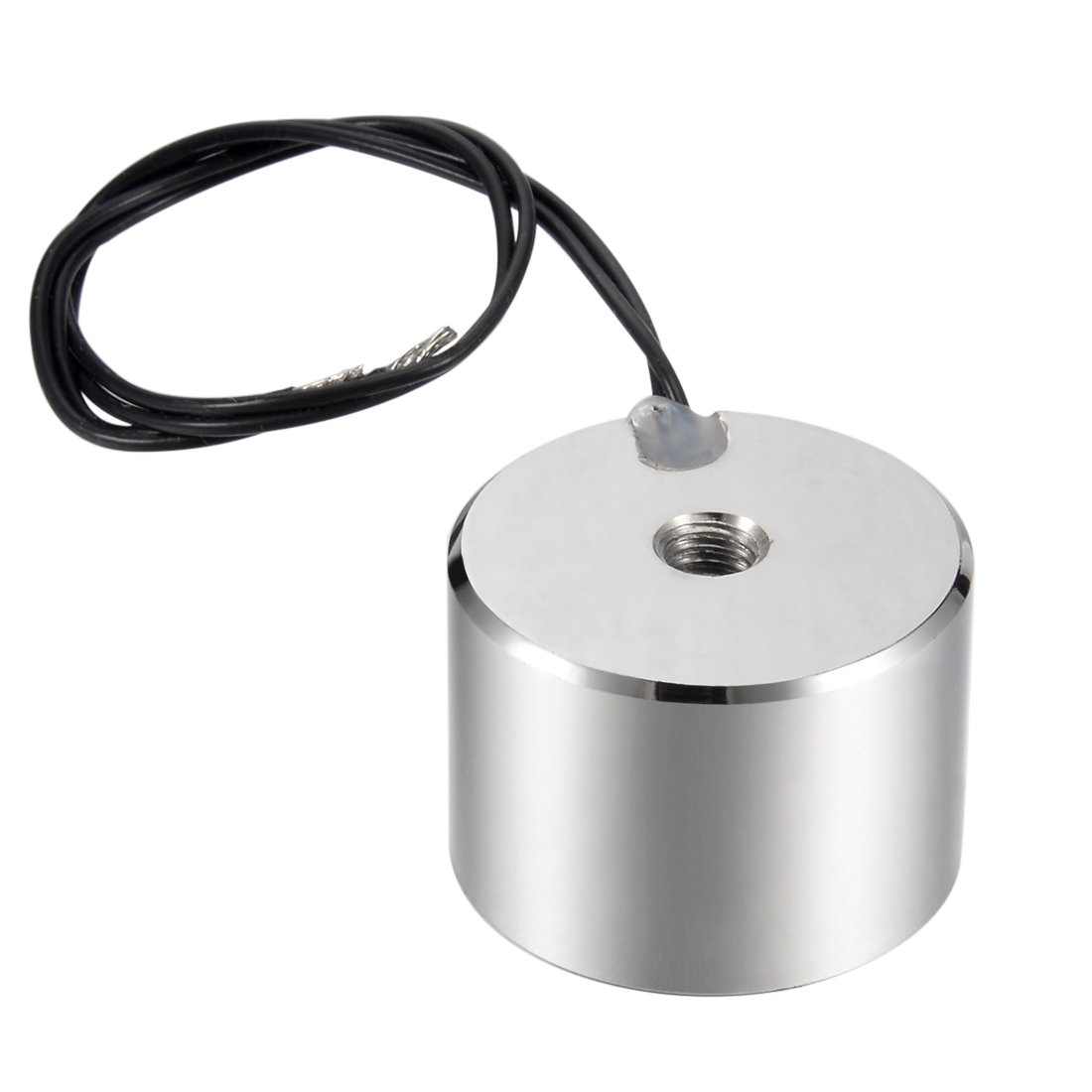 uxcell 80x38mm DC12V 1000N Electric Sucking Disc Solenoid Lift Holding Electromagnet