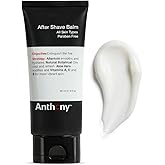 Anthony After Shave Balm for Men, Cooling & Hydrating Lotion with Vitamins A, C & E, Aloe Vera & Botanical Extracts, 3 fl oz, Aftershave Soothes, Moisturizes & Nourishes Skin, Reduces Razor Burn