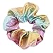 Fanzbike 12 Pieces Shiny Metallic Scrunchies Hair Scrunchies Elastic Hair Bands Scrunchy Hair Ties Ropes for Women or Girls Hair Accessories