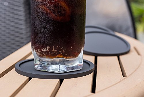 Arc International, Luminarc Set of 14 pieces - Set includes 10 16oz. Pub Beer Glasses with 4 Black Silicone Coasters, perfect & basic home, kitchen set. - Thumbnail 4