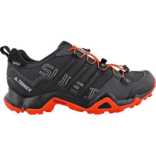 Adidas Outdoor Women's Terrex Swift R GTX Hiking Shoes, Black/Black/Energy - 9.5 D(M) US