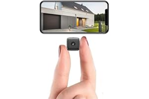 SHAOPAO Mini Wireless WiFi Camera Hidden Spy HD Cameras Small Home Indoor Outdoor Security Camara Security Camera Nanny Body Pet Dog Cam Motion Detection Function Built-in Battery House Cams Night Vision