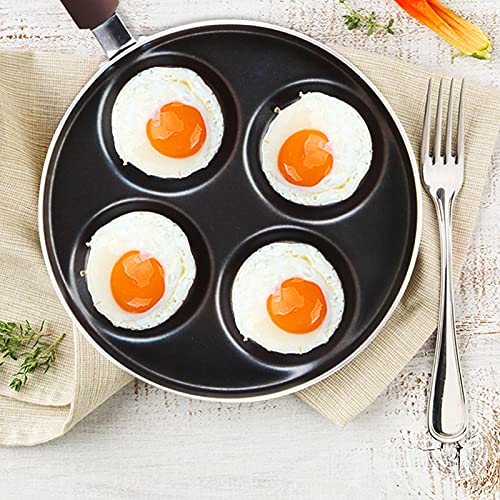 Aluminum 4Cup Egg Frying Pan Nonstick Fried Egg Pan 9.45 Inch
