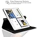 Samsung Galaxy Note Pro 12.2 & Tab Pro 12.2 Rotating Case Cover - Vegan Leather 360 Degree Swivel Stand for NotePRO (SM-P900) & Tab PRO (SM-T900/T905) 12.2-inch Android Tablet