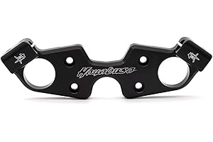 CNC Motorcycle Lowering Triple Tree Front End Upper Top Clamp Compatible with GSX1300 Hayabusa GSXR1300 1999-2020 2007 2008 2