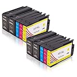 Toner Kingdom Replacement HP 950XL 951XL Ink Cartridge Compatible With HP Officejet PRO 8600 8610 8620 8630 8640 8660 8615 8625 251dw 271dw Printer (4 Black, 2 Cyan, 2 Magenta, 2 Yellow)