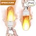 tento Lighting Flame Effect Halloween LED Bulbs E26 Realistic Fire Lamps Upside Down Gravity Sensor Halloween Christmas Lighting Decoration