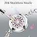 SS SHOVAN Aromatherapy Bracelet, Essential Oil Diffuser Bracelet Stainless Steel Aromatherapy Locket Bracelets for Women with 6 Color Pads,Girls Women Jewelry Set