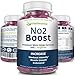 Nitric Oxide Supplement NO2 with L-Arginine- Increase Muscle Strength/Endurance- 120 Vegetarian Capsules