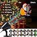 1byone Christmas Decorations Light Projector, 8in1 Auto-Shifting Images and Auto-Switchable Pattern, Outdoor/Indoor Use, IP65 Water-Resistant