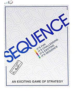 Trystar White Sequence Card Game Toy with Mat White Big Size