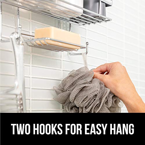 Gorilla Grip AntiSwing Oversized Shower Caddy, Rust Resistant