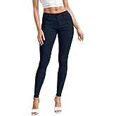 Hybrid & Company Womens Hyper Ultra Stretch Comfy Skinny Leg Work Casual Pants