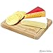 Pratico Kitchen Small Bamboo Cutting Board and Serving Tray with Juice Groove, 8 x 6 inch
