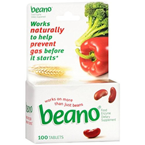 Beano Tablets Take Beano To Help Digest Gas Causing Foods100 Tablets